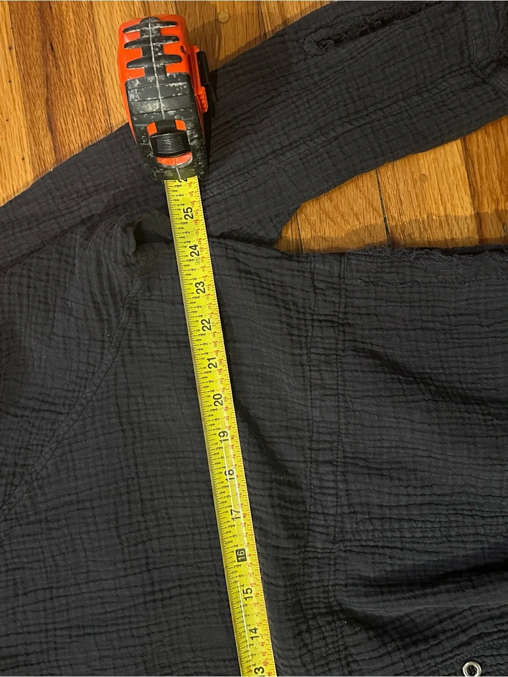 We The Free Black Textured Button-Front Shirt - Picture 11 of 11